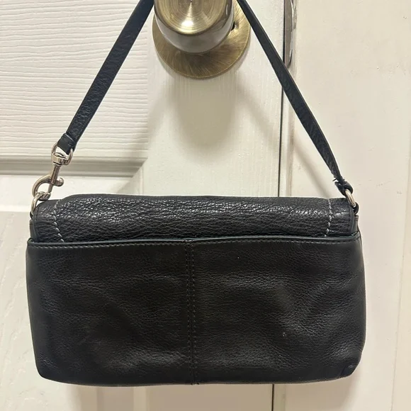 Coach Black Leather Clutch - Picture 2 of 6